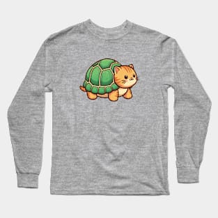 Turtle Cat Long Sleeve T-Shirt